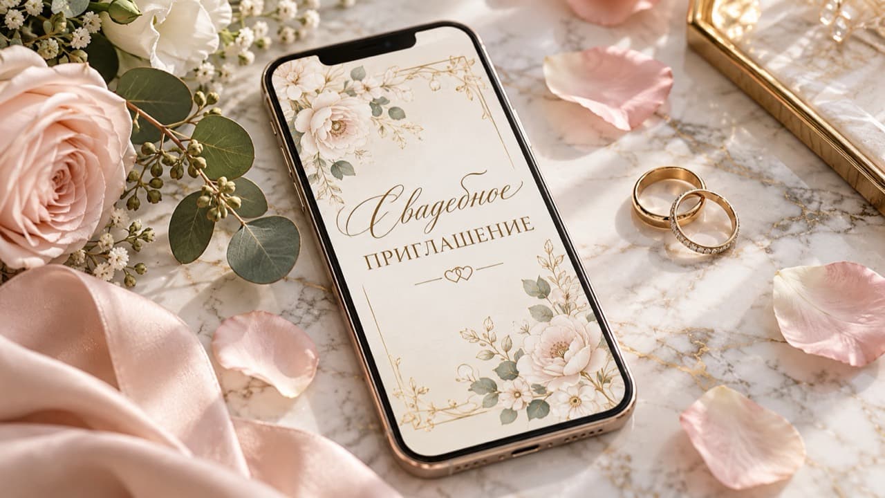 Электронное приглашение на свадьбу: как сделать и разослать в 2026