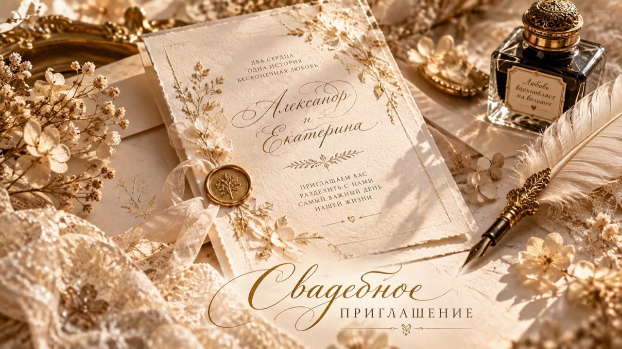 Текст приглашения на свадьбу: 12 примеров и что написать
